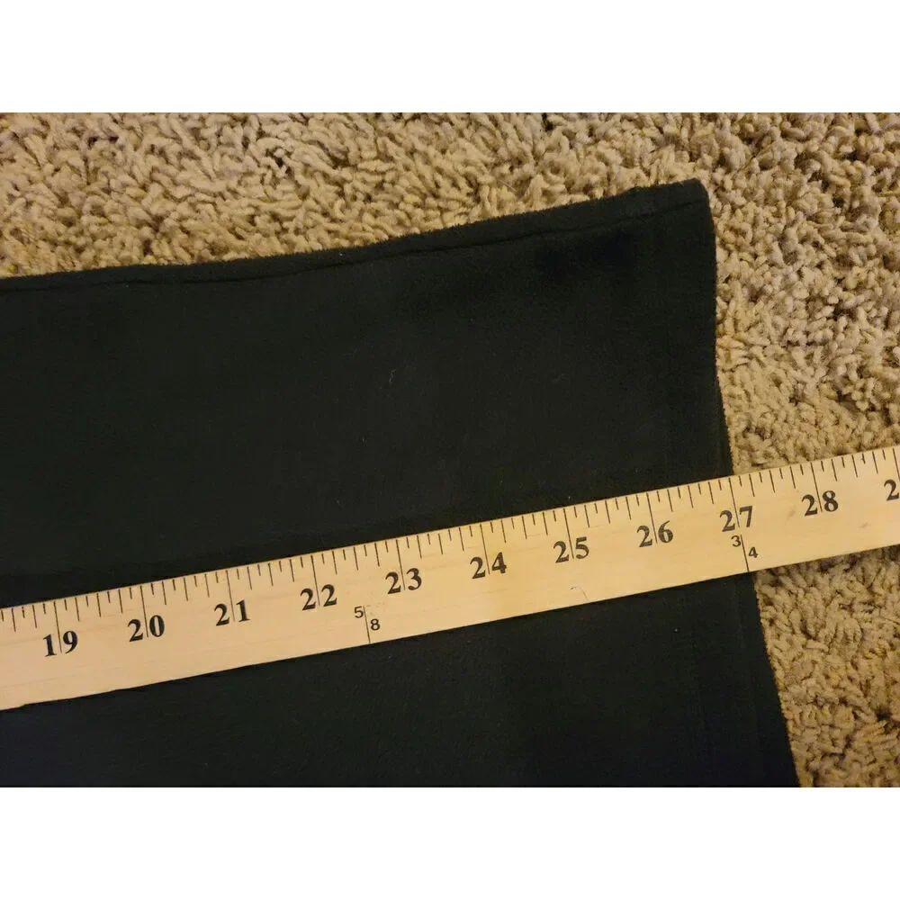 THE NORTH FACE 1/4 ZIP FLEECE IN BLACK, SZ LARGE